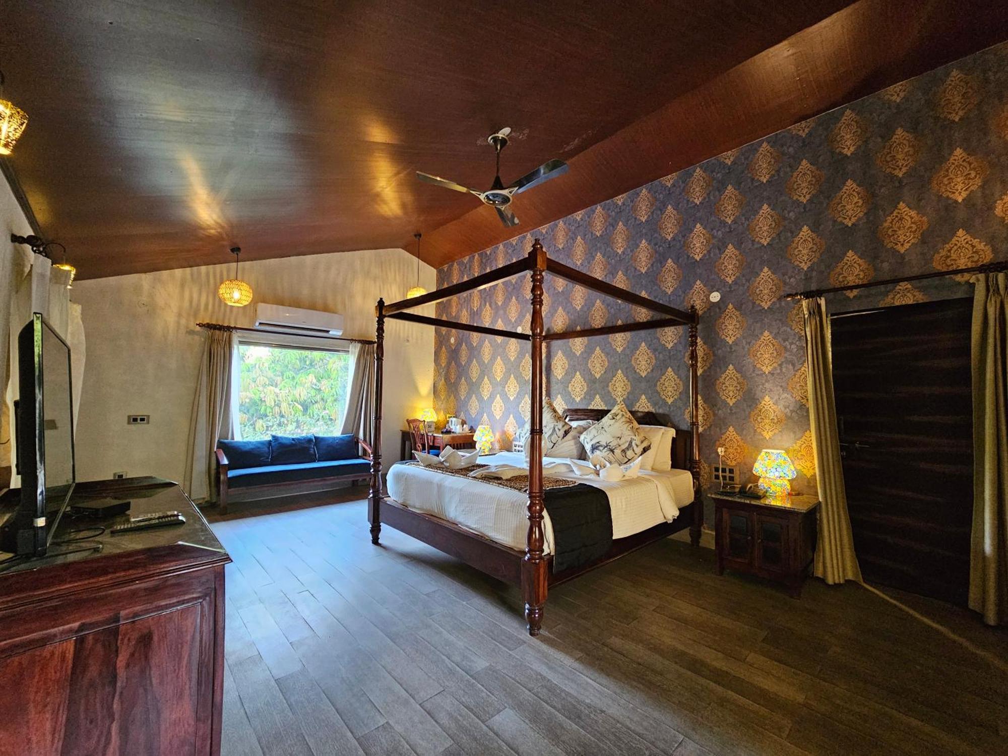 מלון Sodaori Gir Lion Safari Camp By Trulyy, Sasan Gir מראה חיצוני תמונה